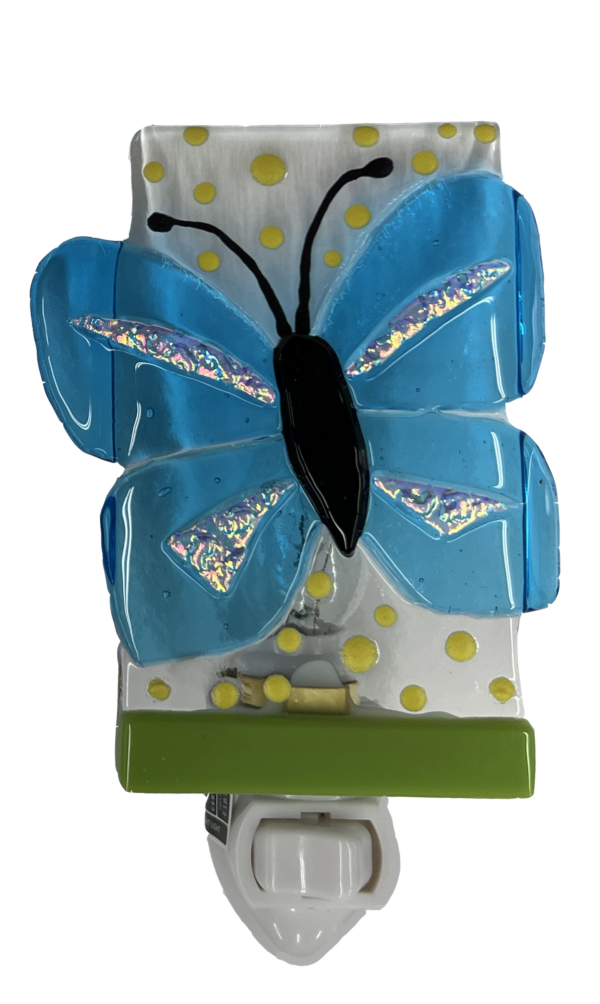 Aqua Butterfly Nightlight